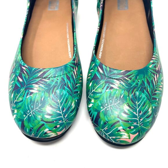NEW FitFlop Allegro Tropical Jungle Ballet Flat Shoes Women's US 7, EU 38, $130 - Picture 5 of 8